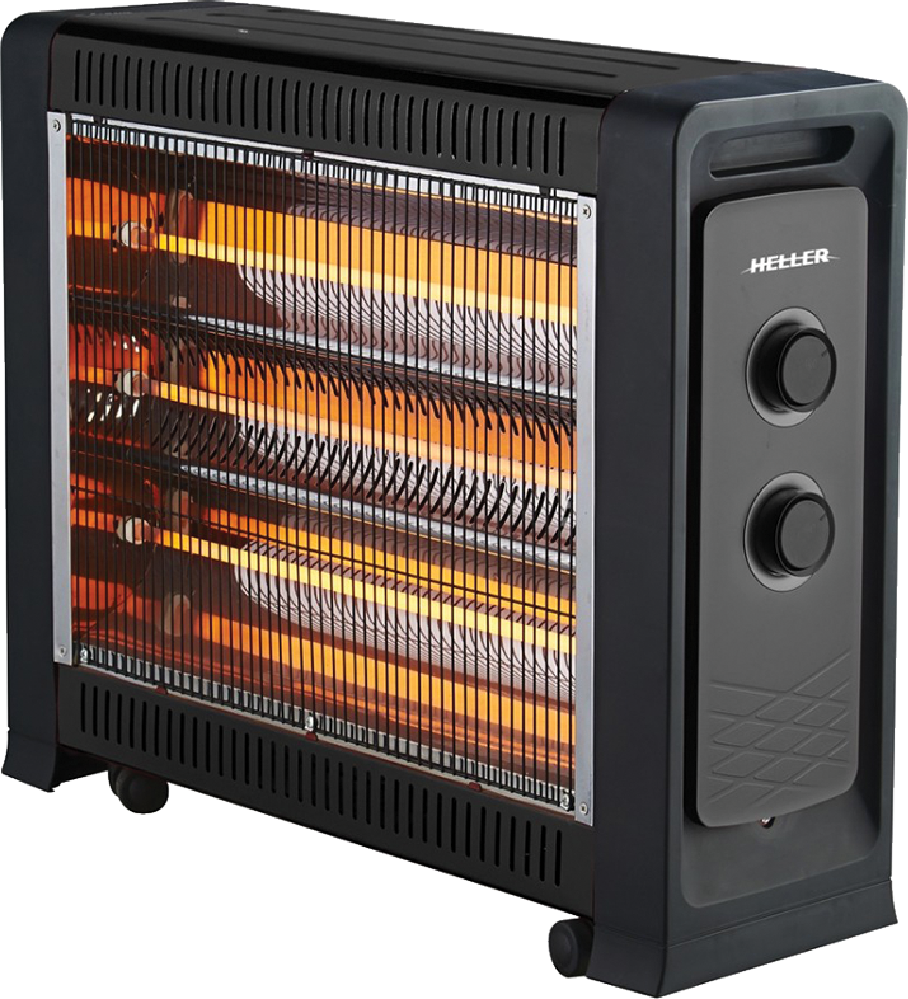 Quartz Radiant 2400W Upright Heater - Black Quartz Radiant 2400W Upright Heater - Black image 0