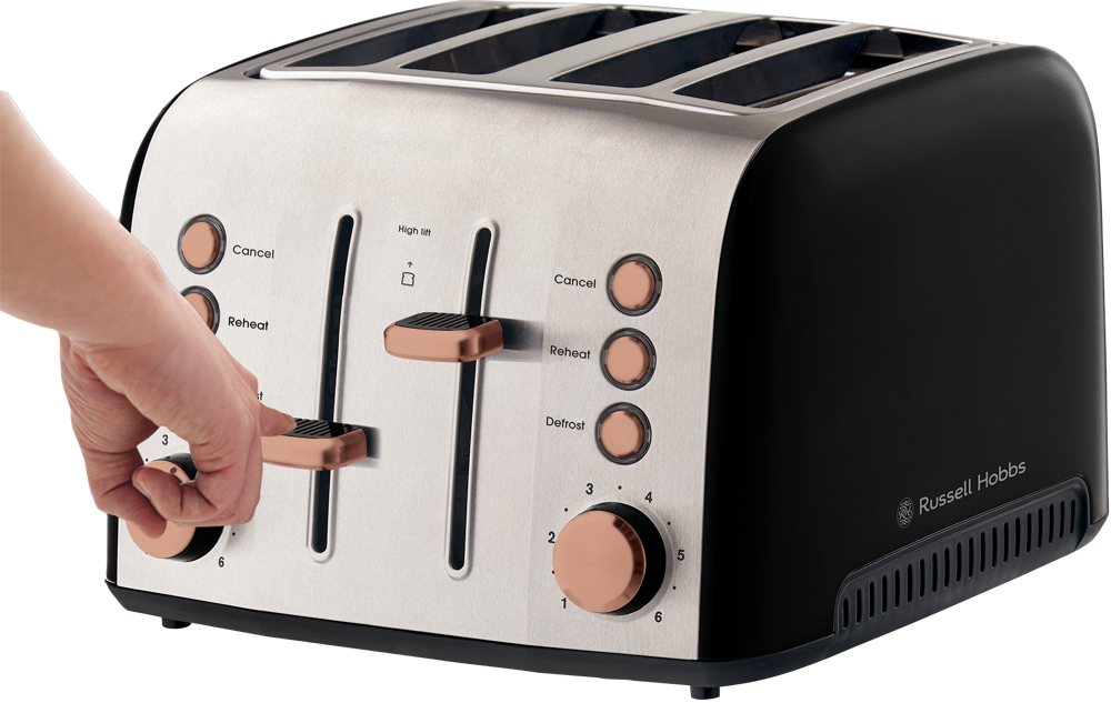 Brooklyn 4 Slice Toaster - Copper