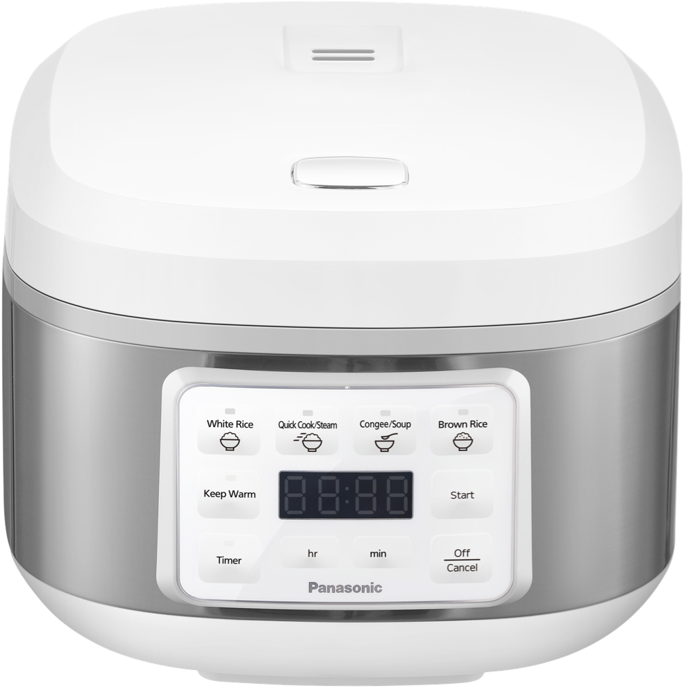 8-Cup Rice & Multi Cooker - White - SR-DA152WST - National Product