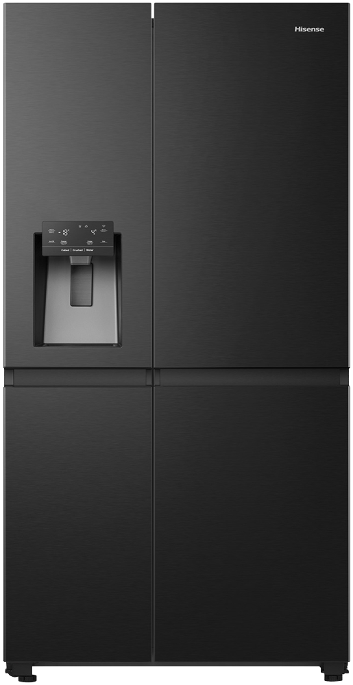 632L Side By Side Refrigerator - Black - HRSBS633BW - National