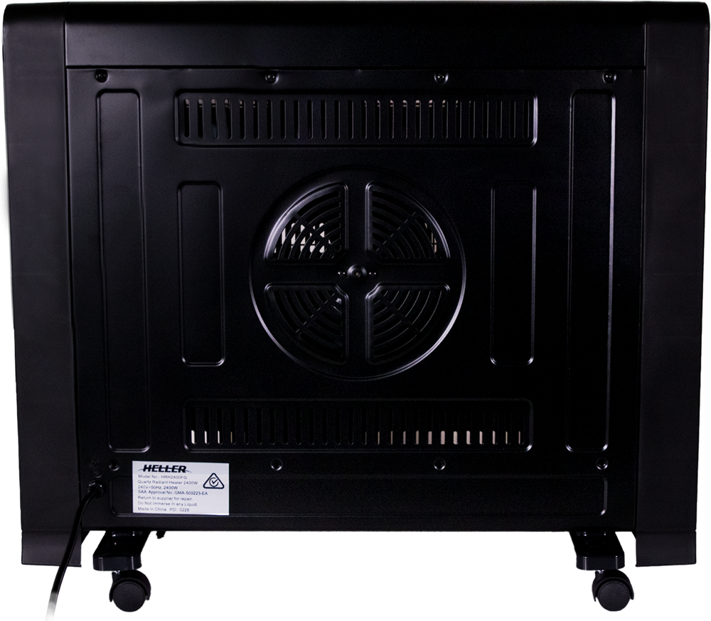 Quartz Radiant 2400W Upright Heater - Black Quartz Radiant 2400W Upright Heater - Black image 9