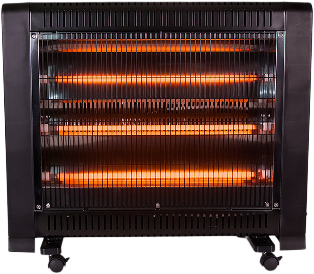 Quartz Radiant 2400W Upright Heater - Black Quartz Radiant 2400W Upright Heater - Black image 2