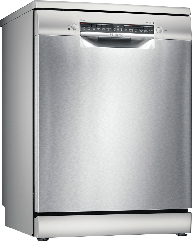 60cm Freestanding Dishwasher – Silver Inox SMS4HVI01A National - Main Image