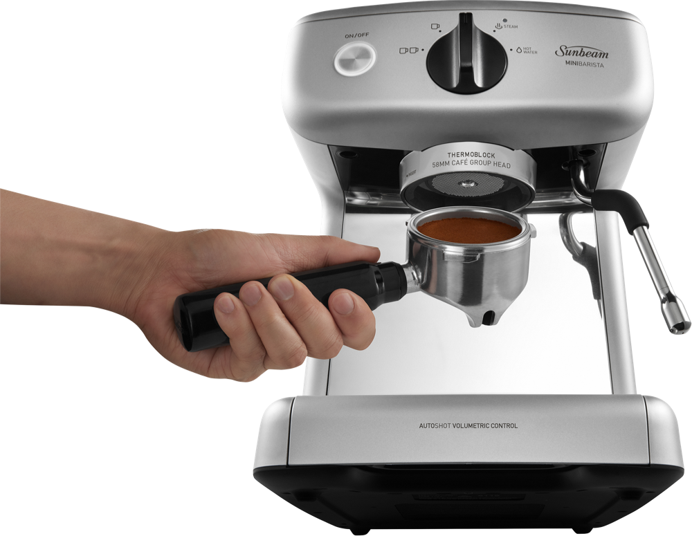 Mini Barista Pump Espresso Coffee Machine Silver EM4300S